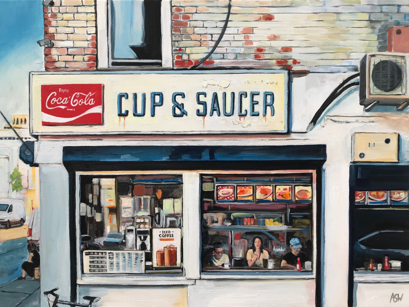 'Cup & Saucer' American Diner Ascot Studios