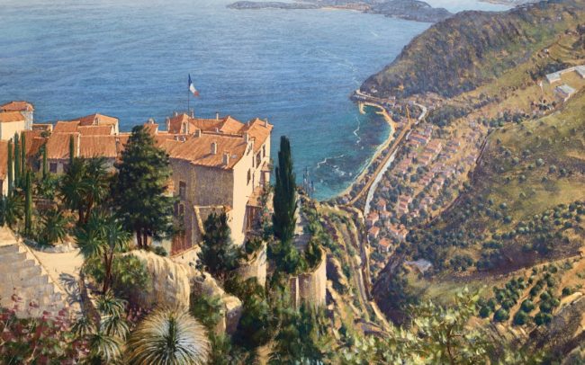 Lionel Aggett Eze Cote d'Azur French Riviera Landscape