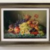 Still Life Oil Painting of Fruit by British Painter