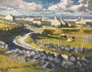 Alan Cotton (1938- ) Connemara, 'The Road Round the Bay', Ireland 