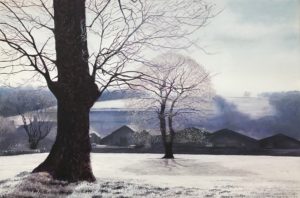 Painting of Winter Landscape