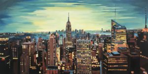 Empire State Building Cityscape by Angela Wakefield